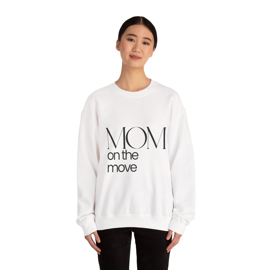 "MOM on the move" Minimalist Mom Graphic