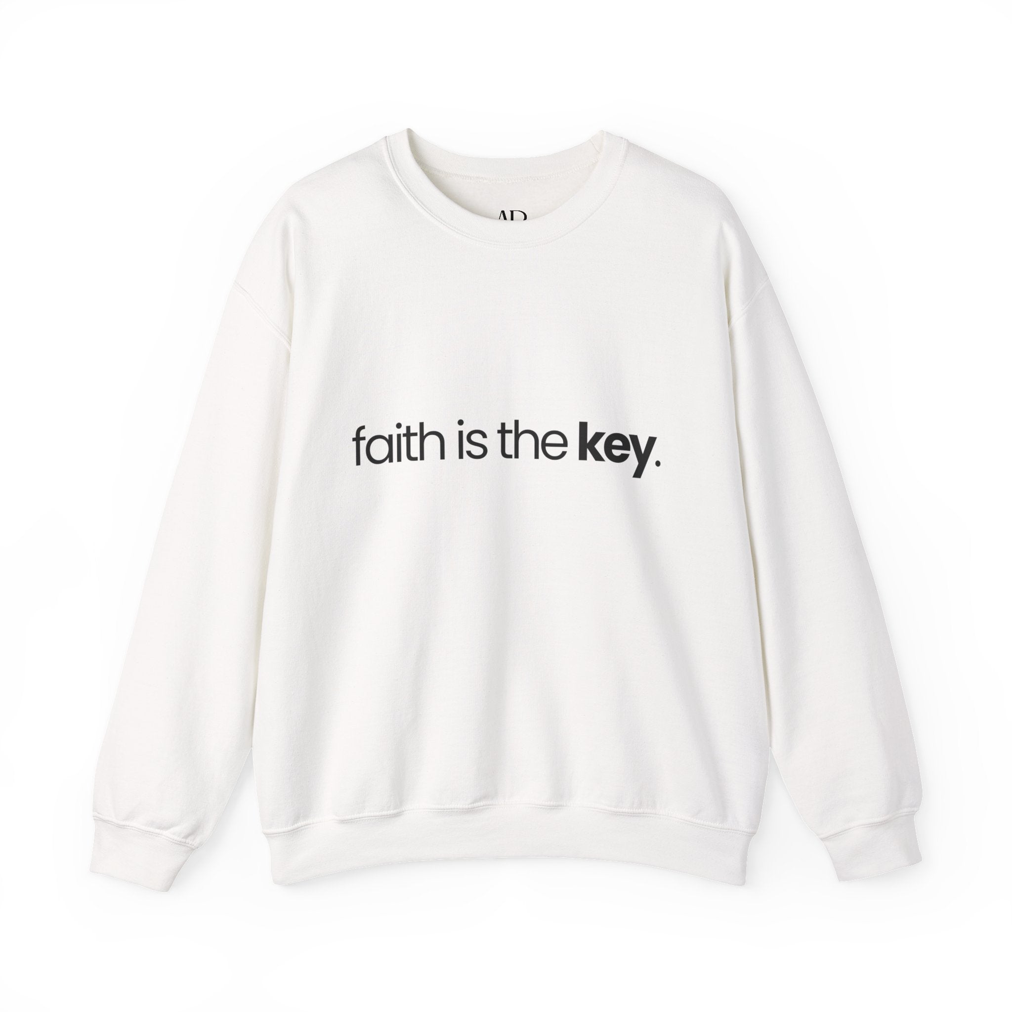 Faith is the Key Minimalist Crewneck Sweatshirt